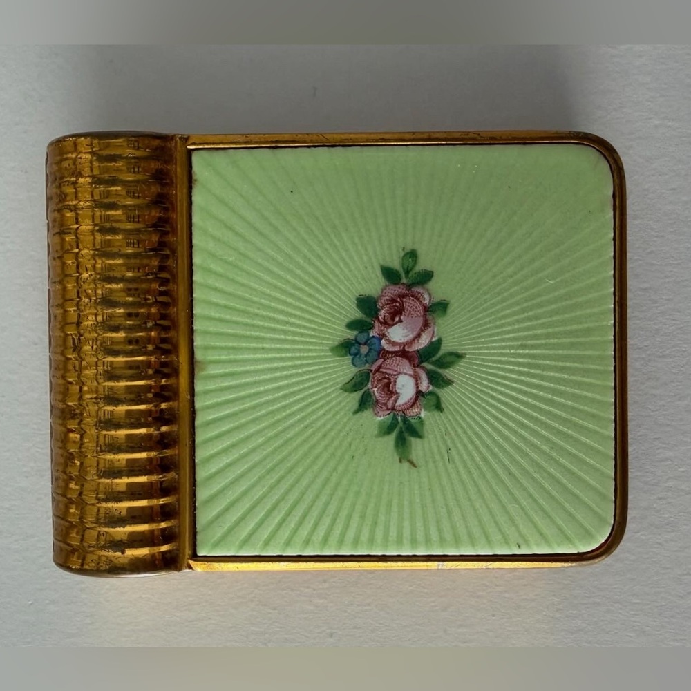 Evans Mirrored Compact Antique